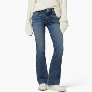 Hudson - Nico Raw Hem Mid Rise Bootcut Jean